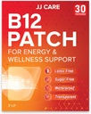 JJ CARE B12 Patch (Pack mit 30), Selbstklebende natürliche Mischung Themen Täglich B12 Energy Patches, 1 Monat Versorgung