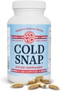 Snap Dynasty Cold Snap - Capsules 120ct, pack de 1 - Plant base complète de protection immunitaire pour tous les âges, suppléments rapides pour le froid et la grippe support, pas de contre-indications