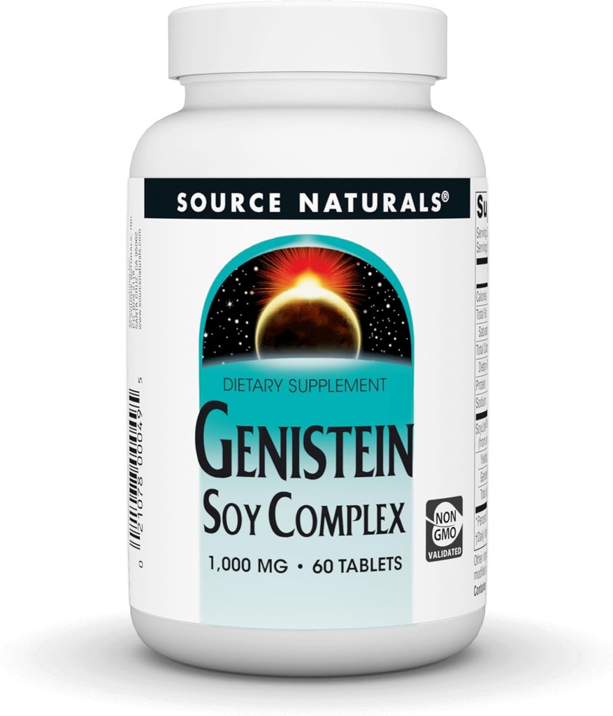 Source Naturals Genistein Soy Complex, 40 mg of SoyLife* - 40 mg, 60 Tablets