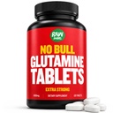 “No Bull” L-Glutamin Tabletten, reine L Glutamin Pillen, Non GMO, L Glutamine Supplement, Natürlich Vegan, Vegetarisch Freundlich und Glutenfrei, 1000mg