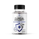 LifeSeasons Immunity clinique - Gommies de mûres aînées - Soutient un système immunitaire sain - 25 mûres aînées par gommy - Sans maltodextrine - Vitamine C, vitamine D3, extrait de zinc et de mûre aînée - 75 gommies