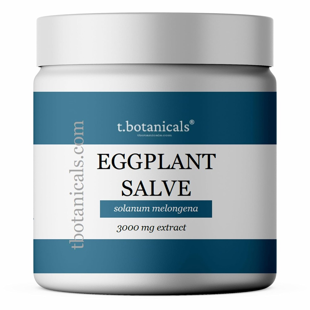 Auberginenextraktcreme für Hautstörungen, 3000 mg Extrakt, Auberginensalz, Broad Spectrum Auberginenextrakt, Balsam für Hautstörungen, Auberginencreme
