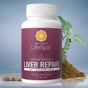 LifeSpa Ganze Kräuter Leberreparatur | Liver Detox | Liver Cleanse und Repair | Health Supplements for Liver Health | Unterstützt Leber und Gallbladder Detox | 90 Kapseln | 475mg