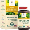Active Liver Cleanse & Detox – 1800mg Kräuterformel mit Bio-Milchdistel, Turmeric & Dandelion Root – unterstützt Fatty Liver Repair & Daily Liver Health – von Sana Herbal