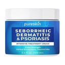 Seborrheic Dermatitis Psoriasis Creme: Antifungal Behandlung - Traditionelle Kräuter Infused - Relief für Flaking Irritated Scalp Skin - Steroide Free Lasting Result 3.4 Oz