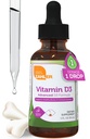 Zahler Vitamine liquide D3 5000 UI - pour les adultes Santé des os et immunitaire - Suppléments de vitamine D3 pour les femmes et les hommes (1 fl oz)