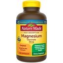 Nature Made Magnesium Glycinate 200 mg per serving, Magnesium Supplement for Muscle, Heart, Nerve and Bone Support, 180 Magnesium Bisglycinate Capsules, 90 Day Supply