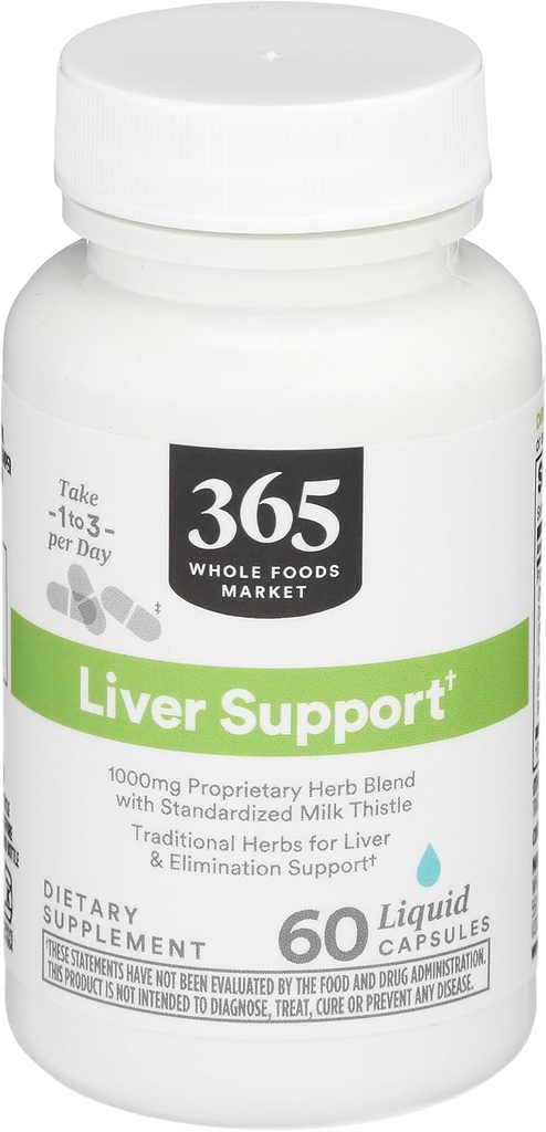 Ganzer Lebensmittelmarkt, Liver Detox, 60 CT