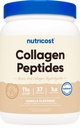 Nutricost Collagen Peptides Powder 1LB (454 G) (Vanilla) - Gras Fed Bovine Collagen Hydrolysat