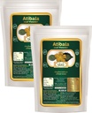 Veena Biotic Atibala Leaf Powder (Abutilon indicum) Kangi Powder - Indian Mallow - Atibala Powder - Thuthi Powder - Atibala churna - 400g (Pack mit 2)