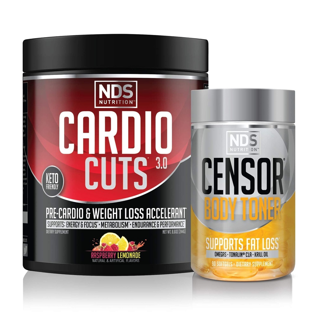 NDS Nutrition 4.0 Razz Lemonade (40 portions) et NDS Nutrition Censeur (90 softgels)
