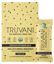 Truvani Plant Based Snack Bars | Chocolate Chip Banana Bread 12 Pack | 5g Protein | USDA Organic and Vegan | The Only Bar | Dairy, Soy, and Gluten Free | Individually Wrapped