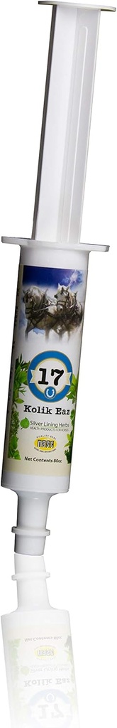 Silber Futter Kräuter Colic Eaz - Relief von Pferd Colic und Bad Digestion | Improving Horse Gut Health und eine Rückkehr zu einem normalen Gastrointestinal Tract - 80cc Paste