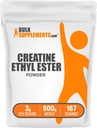 BulkSupplements.com Kreatin Ethylester HCl Pulver - Kreatinergänzung, Kreatin Ethylester Pulver - Unflavored & Glutenfrei, 3g pro Servierung, 500g (1.1 lbs) (Pack von 1)