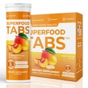 Superfood Tabs skinnytabs Anti-Bloat Cleanse Drink with 15 Superfoods Supporte la digestion, l'énergie et les cravaches.