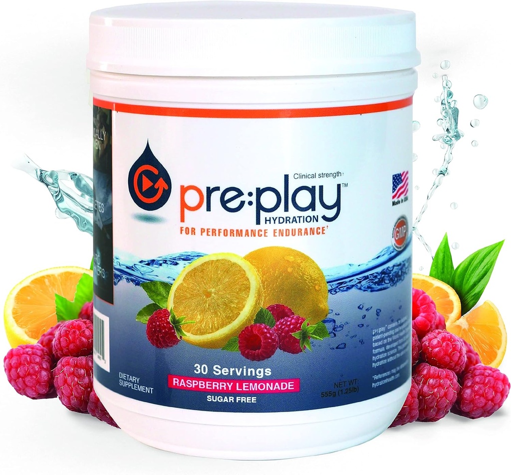Hydratation et boisson énergétique en poudre, Lémonade aux framboises - 30 Tub de service