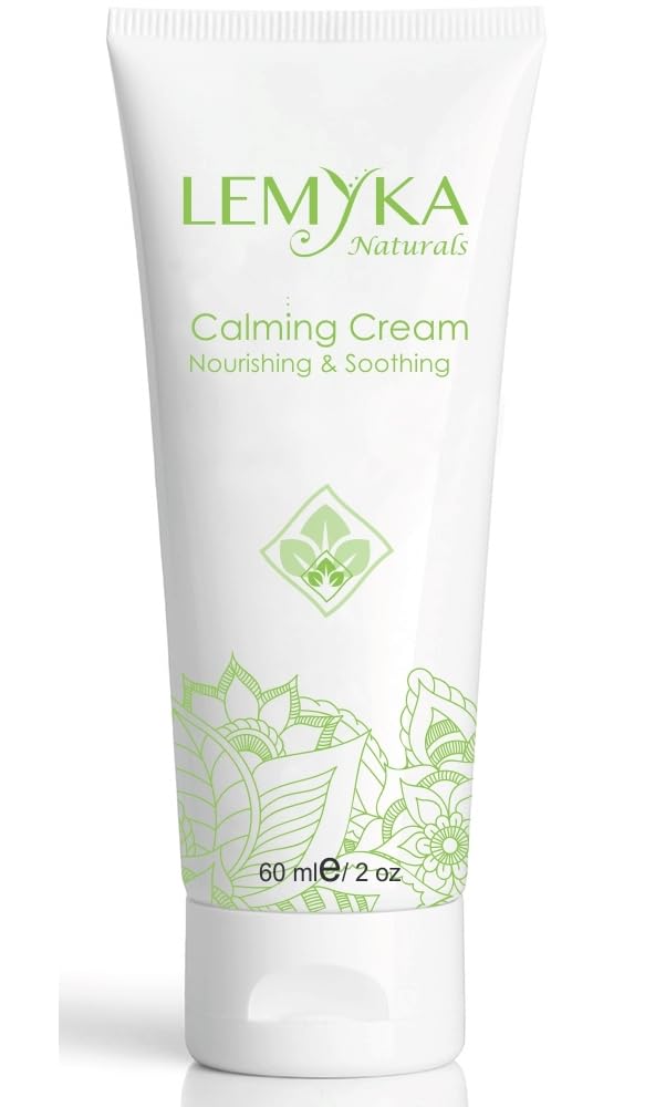 LEMYKA Crème Eczéma Naturel avec Céramides, Démangeaisons et Relief Rougeur pour Dermatite Atopique, Psoriasis, Urgence, Onguent de guérison biologique Hydratant de longue durée, Sans parabène, Sans fragrance, 2oz