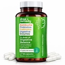 Eine Dosis Digestive Balance-Gut Health Supplement-USDA-Kombucha, 7 Probiotische Straine und Präbiotika für Mikrobiom-Digestive Enzyme für Verdauungs-Bloating Relief für Frauen und Männer