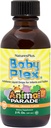 NaturesPlus Tier Parade Baby Plex, Natürliche Orange Flavor - 2 fl oz, Packung mit 2 - Flüssiges Multivitamin für Kleinkinder und Kleinkinder - Zuckerfrei, Glutenfrei - 120 Gesamt Servierungen