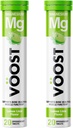 VOOST, Magnesium, unterstützt Knochengesundheit und Muskel-Gesundheit, Effervescent Vitamin Drink Tablet, kein Zucker + Niedrige Kalorien Vitamin-Ergänzung Mischung, Lemon Lime Flavor, 40 Count