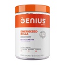 Genius BCAA Powder - 5g Vegan BCAAs L-Glutamin, Cognizin & Rhodiola Muscle Recovery Energy Support 100mg Caffeine Pre, Intra, Post-Workout Nootropic Supplement für Fokus & Performance - Grape Limeade