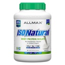 ALLMAX ISONATUR Whey Protein Isolate, Unflavored - 5 lb - 27 Gramm Protein Per Scoop - Zero Fat & Sugar - 99% Lactosefrei - mit Präbiotika - Keine künstlichen Geschmacksrichtungen - ca. 78 Portionen