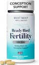 Best Nest Wellness Men's Fertility - Multivitamin Supplement für Männer mit methylierten Vitaminen - Nahrungsergänzung mit Nährstoffen & Antioxidantien - Ergänzung mit Magnesium & Zink - 30 Tabletten