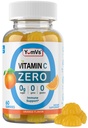 Yum-Vs - Zero Sugar Vitamine C Gummies for Adults & Kids - 250 mg VIT C Immune Soutien Vitamines Gummy - Sans sucre Vitamine C Chewable Supplément Gummy - High Potency Végétarian Vitamine C Boost (60)