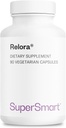 SuperSmart Relora 750mg par jour - Supplément d'extrait d'Amurense de Magnolia Officinalis & Phellodendron - 90 Capsules végétariennes