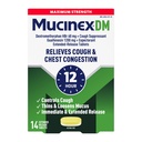 Cough Suppressant und Expectorant, Mucinex DM Maximale Festigkeit 12 Stunden Tabletten, 14ct, 1200 mg Guaifenesin, glaubt Chest Congestion, Quiets Wet und trockenen Husten, 1 Arzt empfohlen OTC Expectorant