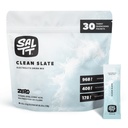 SALTT Electrolytes Poudre Mélange de boissons non aromatisées - Ardoise propre - 30 emballages d'hydratation - Magnésium, potassium, sodium, minéraux traces - Zéro sucre et sans gluten - Essentiels de voyage