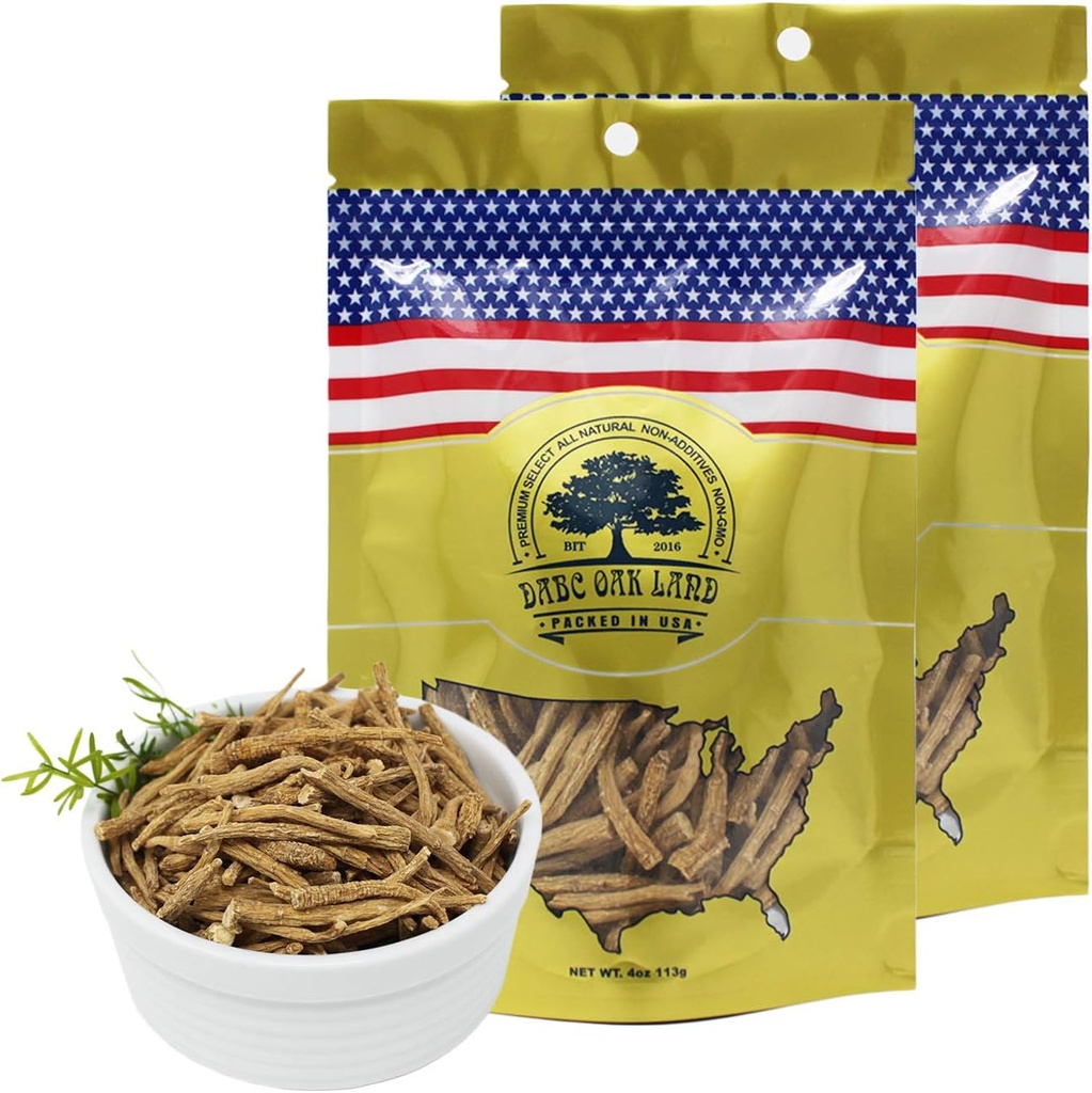 American Ginseng von Wisconsin, American Wisconsin Ginseng Branch Root für Tee εεεεες / verfälschte Tasche Small 4oz/Bag*2
