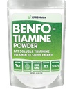 XPRS Nutra Benfotiamine Powder (Thiamine) - Fat Soluble Happy Heart Thiamine Supplement - Advanced Vitamin B1 Benfotiamine for a Cognitive Boost - Vegan Friendly Benfotamine Powder (.25 Unze)