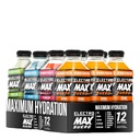 ELECTROMAX SUERO - Zero Sugar Electrolyte Drink – 12-Pack Mix (21.3 Fl Oz Jeder), Hydration für Sport, Erholung und täglichen Gebrauch – Magnesium, Kalium, Zink, Calcium – Zero Calories. (Mix Pack)