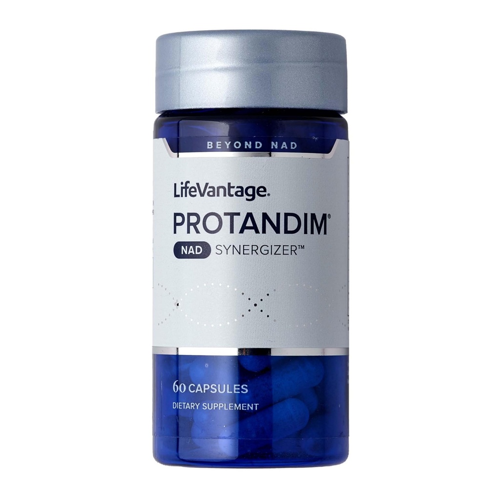LifeVantage Protandim NAD Synergizer, NAD Ergänzung für Energie, Stimmung, Gesunde Aging Unterstützung, Sirtuin Aktivierung, Cellular Energy & Vascular Support, Entfernen Cellular Waste, 60 Kapseln