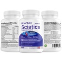 Sciatique avancée Nerve Support Relief: Alpha Lipoic Acid - 18 en 1 Sciatique Suppléments - Complexe Vitamine B - Fabriqué aux États-Unis (120 Compte (Paquet de 1))