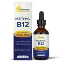 aSquared Nutrition Vitamin B12 Sublingual Liquid Drops - 5000 MCG Supplement mit Methylcobalamin (Methyl B-12) - Max Absorption B 12 Energie zu erhöhen - Vegan Friendly - 2 fl oz