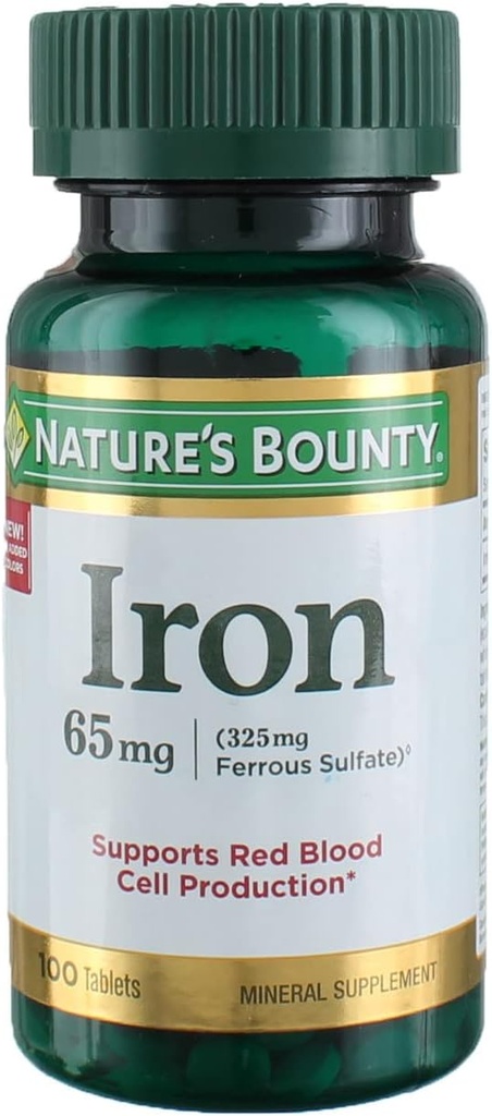Eisen 65 mg, 4 Flaschen (100 Zähler)