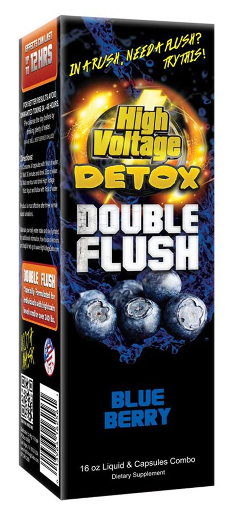 Détox haute tension à double flush bleu Berry