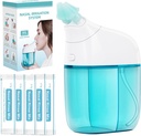 Nasal Bewässerungssystem mit 30 Saline Packets Nasal Care, Sinus Rinse Machine, Nasal Rinse Machine, Nasal Cleaner mit Auto Waste Collection Funktion für Sinus, Nasal Allergien - Grün