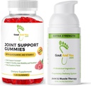Gummies de soutien et crème de soulagement topique extra-résistance