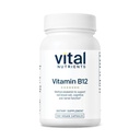 Vital Nährstoffe Vitamin B12 1000mcg - Vegan - Methylcobalamin für Metabolismus, Kognitive & Nervöse System Gesundheit* - High-Potency B12 Supplement - Gluten, Dairy, Soy Free - 100 Kapseln