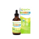 Probiotiques liquides quotidiens LiviaOne, probiotiques biologiques certifiés USDA, probiotique végétalien sans allergène et sans gluten pour les femmes et les hommes, non OGM et cru, 4 Fl Oz (paquet de 1)