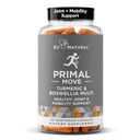 Primal Joint & Mobility Support - Advanced Joint Support Supplement für Frauen und Männer - Turmeric, Boswellia, Ginger und Boron für Ganzkörper-Flexibilität, Joint Health & Comfort - 60 Veg Soft Capsules