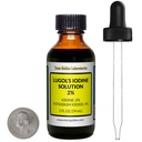 Lugol's Iodine / 2% Lösung / 2 Oz in einer Amberglasflasche/Free Dropper