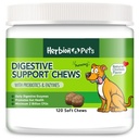 Herbion Tiere Verdauungshilfe Chews mit Probiotics & Enzymes, 120 Soft Chews, mit täglichen Verdauungsenzymen, für verbesserte Gutgesundheit, Minimum 2 Billion CFUs, Made in USA für Hunde 12 Wochen+, Pack 1