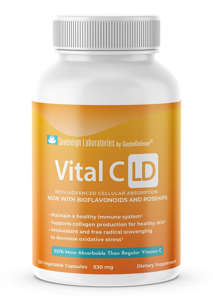 Vital C-LD - Enhanced Liposomal Vitamin C - 530mg Kapseln - 120 Zähler
