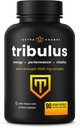 NutraChamps Tribulus Terrestris for Men, 2000mg Supplement Booster for Energy, Vitality, Stamina & Performance, Extra Strength Saponins, 90 Vegan Capsules