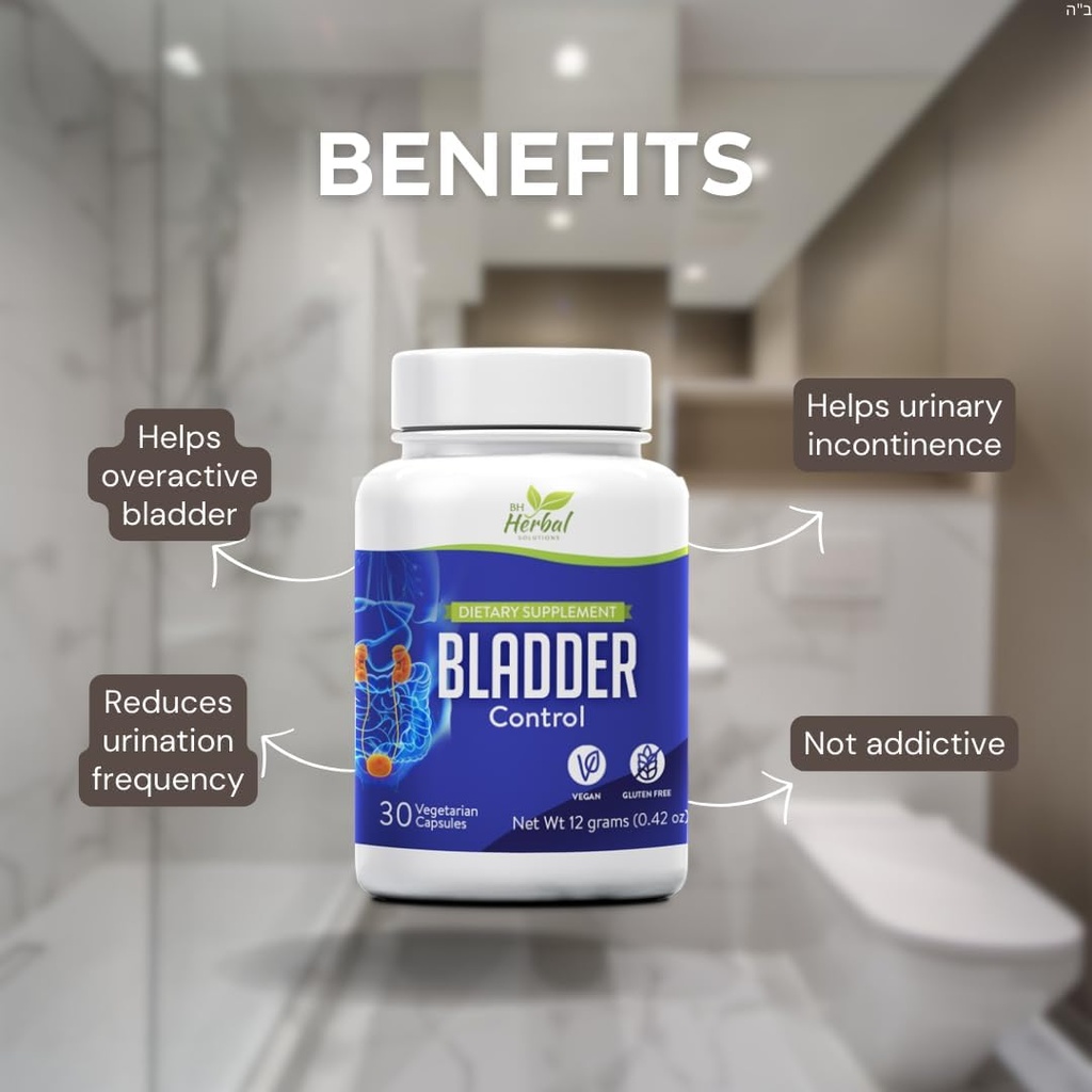 Bladder Control Suppplement, Bladder Support Supplement für Männer und Frauen, hilft, Urinary Leakage, Häufigkeit und Dringlichkeit zu reduzieren - Natürliche Kräuterergänzung