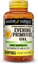 Mason Natural, le soir huile Primrose femme santé Softgels - 60 Ea
